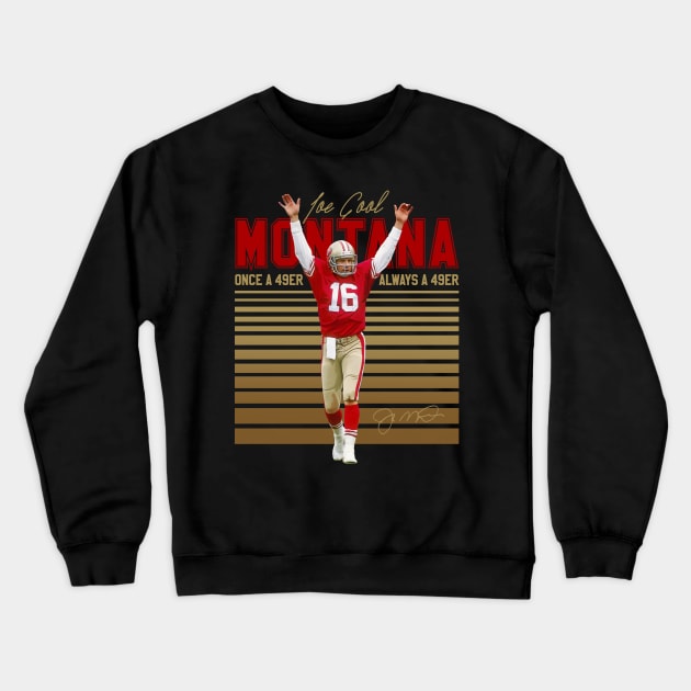 Joe Montana Crewneck Sweatshirt by Juantamad